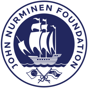 John_Nurmisen_saatio_logo_sininen